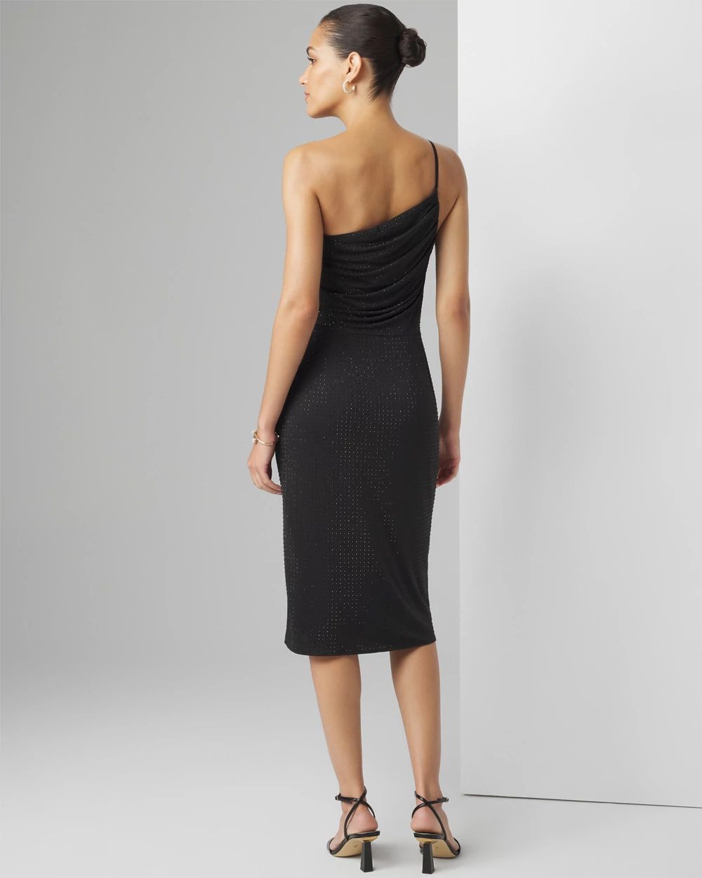 One-Shoulder Midi Dress | White House Black Market One-Shoulder Midi Dress | White House Black Market